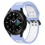 Cinturino in silicone traspirante bicolore, For Samsung  Galaxy Watch 4 Classic 42mm