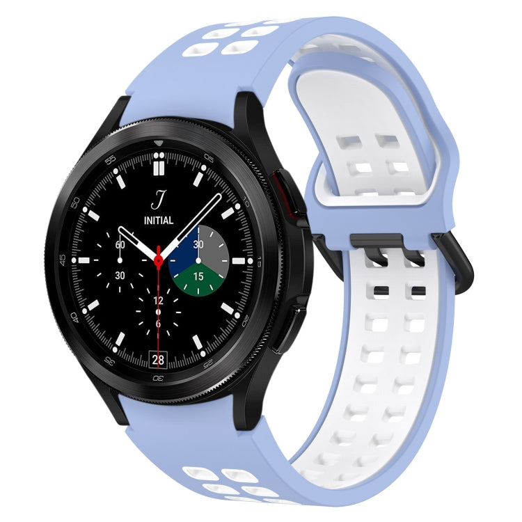 Cinturino in silicone traspirante bicolore, For Samsung  Galaxy Watch 4 Classic 42mm