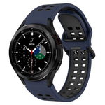 Cinturino in silicone traspirante bicolore, For Samsung  Galaxy Watch 4 Classic 42mm
