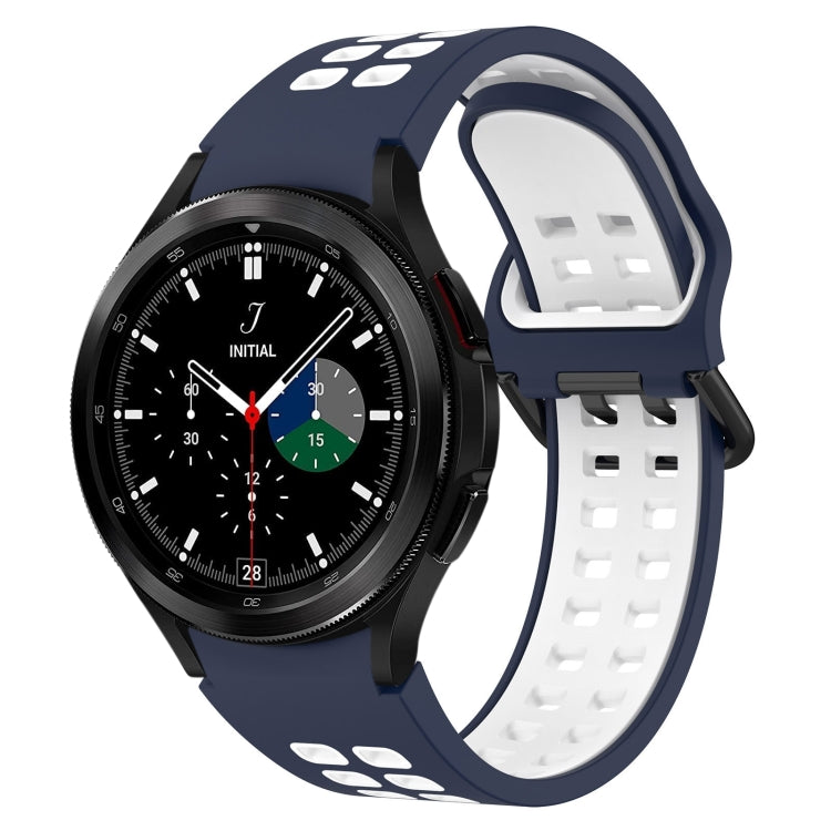 Cinturino in silicone traspirante bicolore, For Samsung  Galaxy Watch 4 Classic 42mm