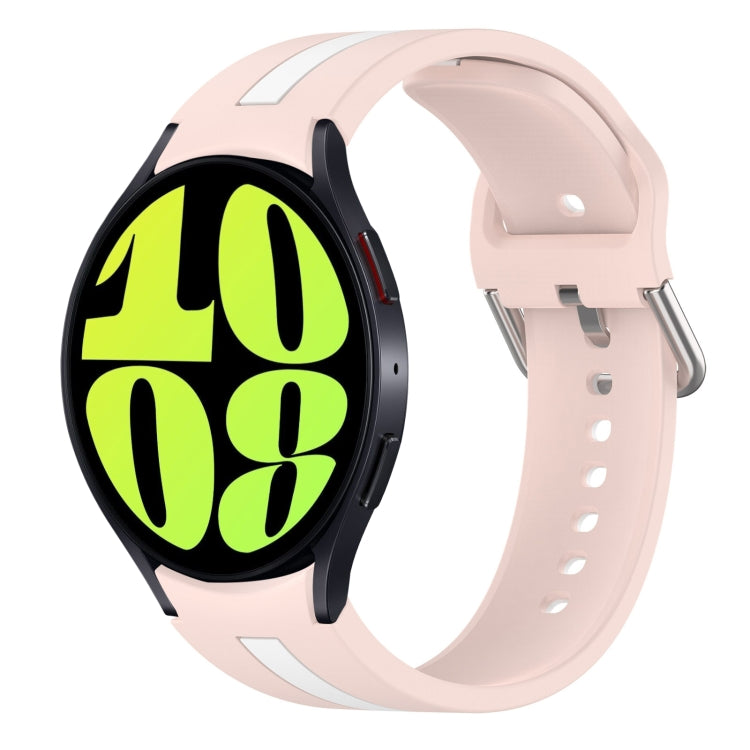 Cinturino in silicone bicolore, For Samsung Galaxy Watch 6 44mm, For Samsung Galaxy Watch 6 40mm
