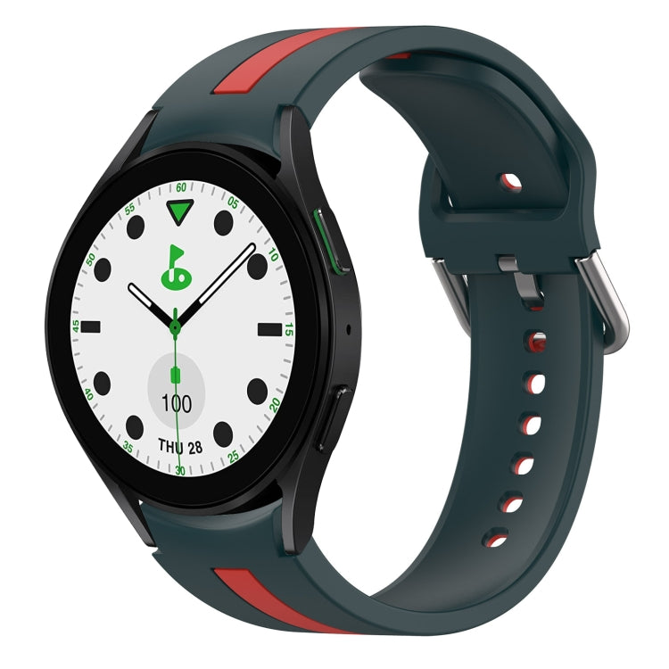 Cinturino in silicone bicolore, For Samsung Galaxy watch 5 Golf Edition, For Samsung Galaxy Watch 4 44mm