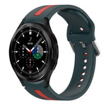 Cinturino in silicone bicolore, For Samsung  Galaxy Watch 4 Classic 42mm