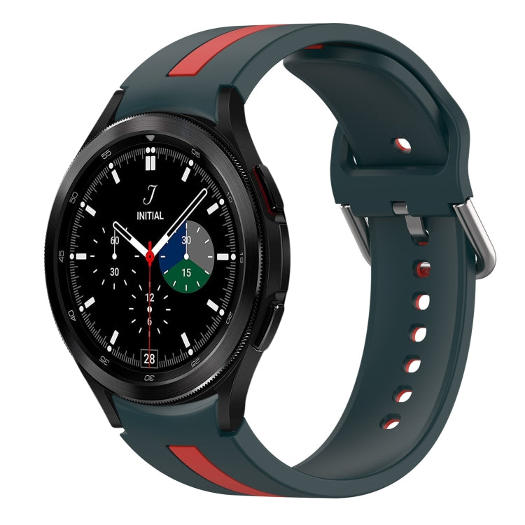 Cinturino in silicone bicolore, For Samsung  Galaxy Watch 4 Classic 42mm
