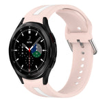 Cinturino in silicone bicolore, For Samsung  Galaxy Watch 4 Classic 42mm