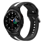 Cinturino in silicone bicolore, For Samsung  Galaxy Watch 4 Classic 42mm