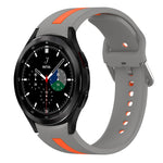 Cinturino in silicone bicolore, For Samsung  Galaxy Watch 4 Classic 42mm