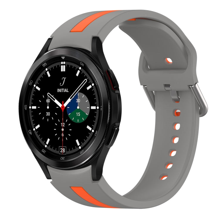 Cinturino in silicone bicolore, For Samsung  Galaxy Watch 4 Classic 42mm