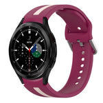 Cinturino in silicone bicolore, For Samsung  Galaxy Watch 4 Classic 42mm