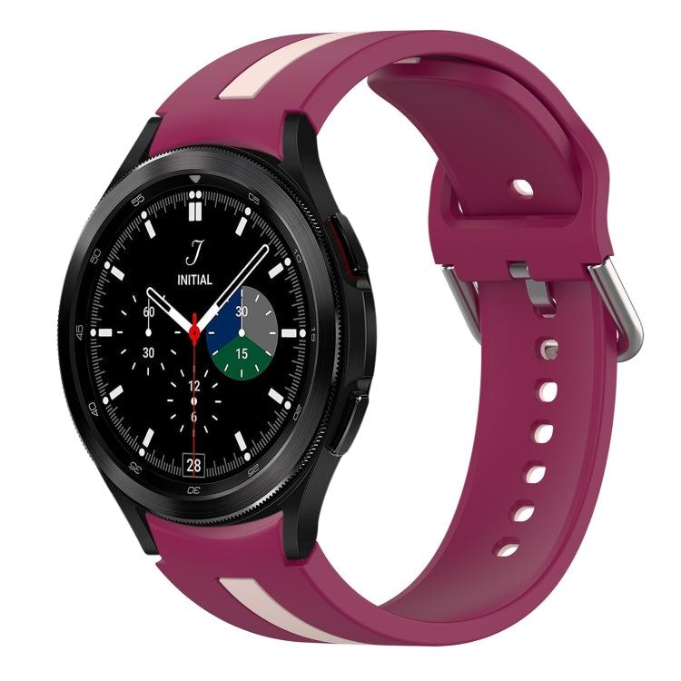 Cinturino in silicone bicolore, For Samsung  Galaxy Watch 4 Classic 42mm