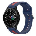 Cinturino in silicone bicolore, For Samsung  Galaxy Watch 4 Classic 42mm