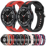 Cinturino in silicone bicolore, For Samsung  Galaxy Watch 4 Classic 42mm