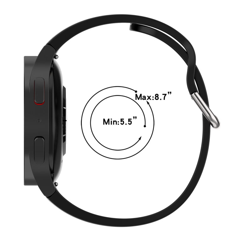 Cinturino in silicone bicolore, For Samsung  Galaxy Watch 4 Classic 42mm