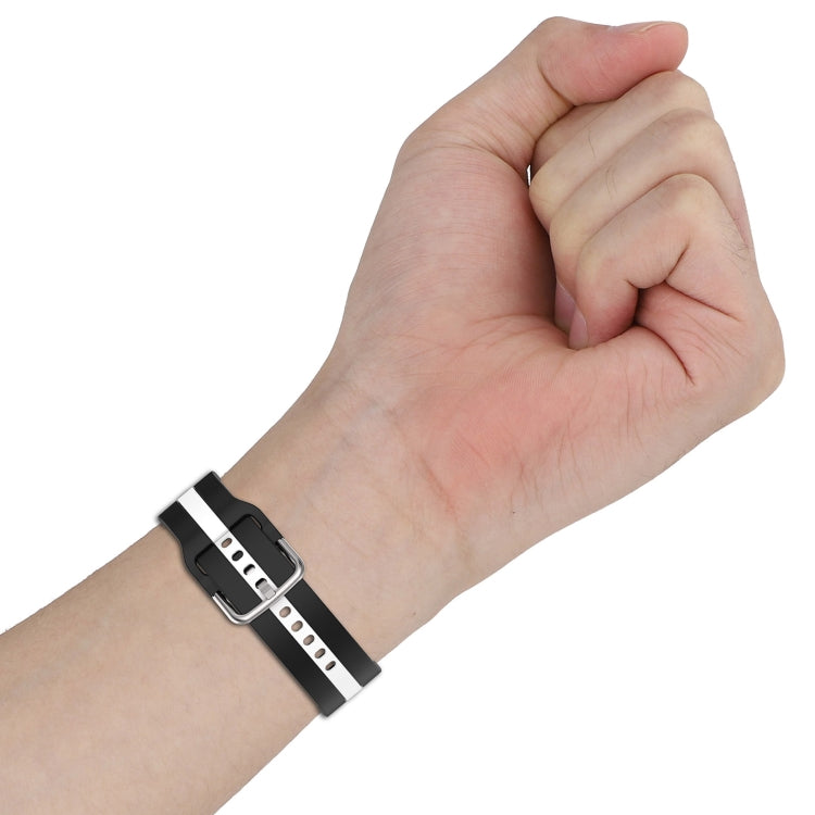 Cinturino in silicone bicolore, For Samsung  Galaxy Watch 4 Classic 42mm
