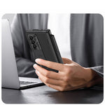 Custodia in pelle con cerniera per Samsung Galaxy Z Fold6