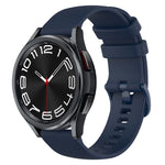 Cinturino in silicone a scacchi da 20 mm, For Samsung Galaxy Watch 6 Classic 47mm, For Samsung Galaxy Watch 6 44mm