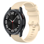 Cinturino in silicone a scacchi da 20 mm, For Samsung Galaxy Watch 6 Classic 47mm, For Samsung Galaxy Watch 6 44mm