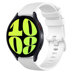 Cinturino in silicone a scacchi da 20 mm, For Samsung Galaxy Watch 6 Classic 47mm, For Samsung Galaxy Watch 6 44mm