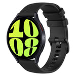 Cinturino in silicone a scacchi da 20 mm, For Samsung Galaxy Watch 6 Classic 47mm, For Samsung Galaxy Watch 6 44mm