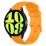 Cinturino in silicone a scacchi da 20 mm, For Samsung Galaxy Watch 6 Classic 47mm, For Samsung Galaxy Watch 6 44mm