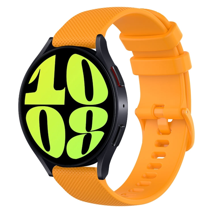 Cinturino in silicone a scacchi da 20 mm, For Samsung Galaxy Watch 6 Classic 47mm, For Samsung Galaxy Watch 6 44mm