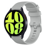 Cinturino in silicone a scacchi da 20 mm, For Samsung Galaxy Watch 6 Classic 47mm, For Samsung Galaxy Watch 6 44mm