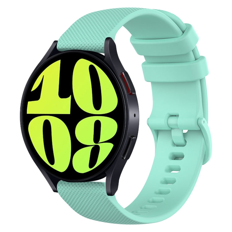 Cinturino in silicone a scacchi da 20 mm, For Samsung Galaxy Watch 6 Classic 47mm, For Samsung Galaxy Watch 6 44mm