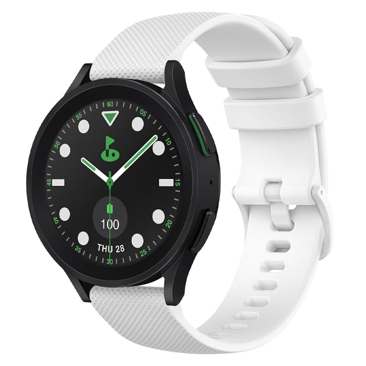 Cinturino in silicone a scacchi da 20 mm, For Samsung Galaxy watch 5 Pro Golf Edition, For Samsung Galaxy watch 5 Golf Edition