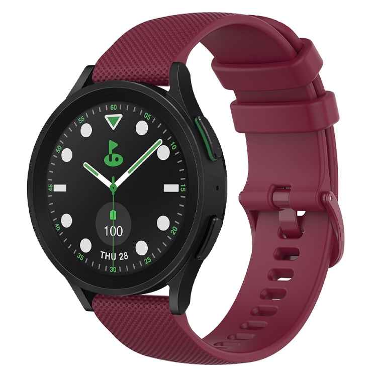 Cinturino in silicone a scacchi da 20 mm, For Samsung Galaxy watch 5 Pro Golf Edition, For Samsung Galaxy watch 5 Golf Edition