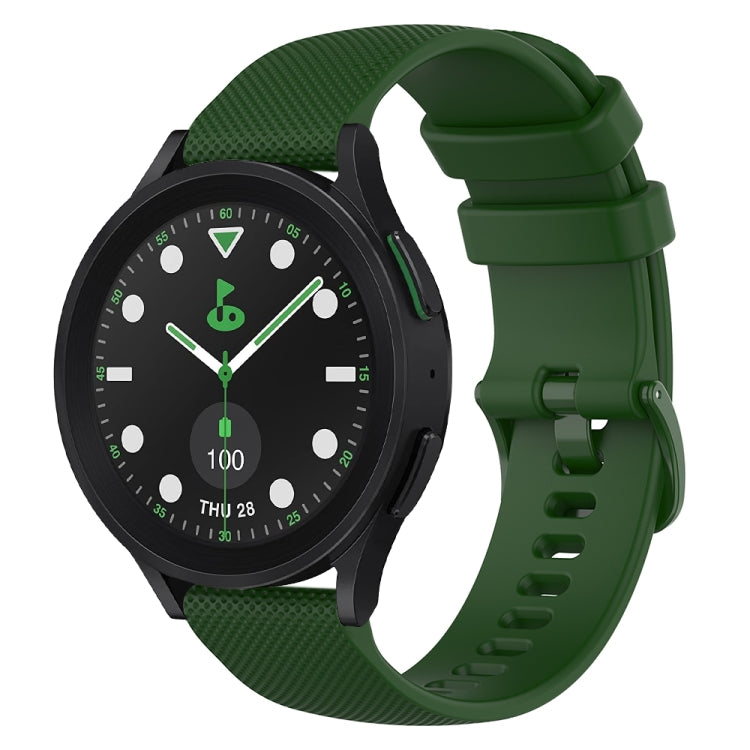 Cinturino in silicone a scacchi da 20 mm, For Samsung Galaxy watch 5 Pro Golf Edition, For Samsung Galaxy watch 5 Golf Edition