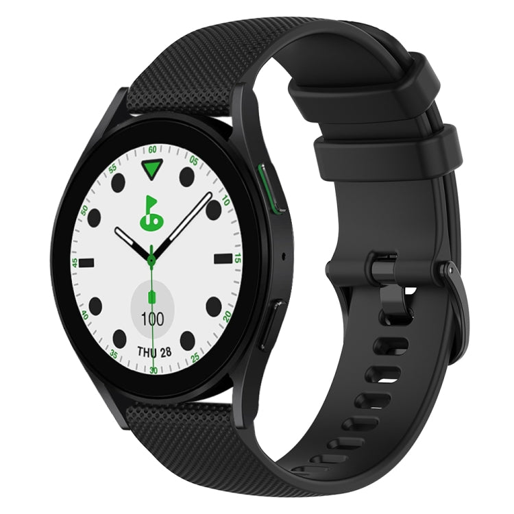 Cinturino in silicone a scacchi da 20 mm, For Samsung Galaxy watch 5 Pro Golf Edition, For Samsung Galaxy watch 5 Golf Edition