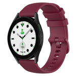 Cinturino in silicone a scacchi da 20 mm, For Samsung Galaxy watch 5 Pro Golf Edition, For Samsung Galaxy watch 5 Golf Edition