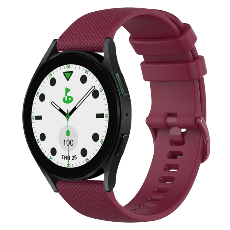 Cinturino in silicone a scacchi da 20 mm, For Samsung Galaxy watch 5 Pro Golf Edition, For Samsung Galaxy watch 5 Golf Edition