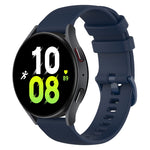 Cinturino in silicone a scacchi da 20 mm, For Samsung Galaxy Watch 5  44mm, For Samsung Galaxy Watch 5 Pro  45mm