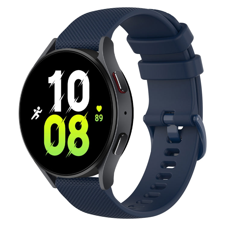 Cinturino in silicone a scacchi da 20 mm, For Samsung Galaxy Watch 5  44mm, For Samsung Galaxy Watch 5 Pro  45mm