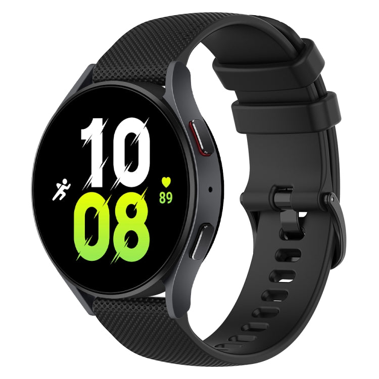Cinturino in silicone a scacchi da 20 mm, For Samsung Galaxy Watch 5  44mm, For Samsung Galaxy Watch 5 Pro  45mm