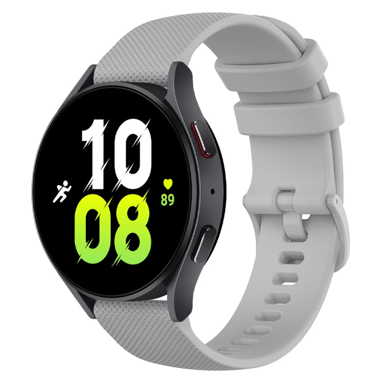 Cinturino in silicone a scacchi da 20 mm, For Samsung Galaxy Watch 5  44mm, For Samsung Galaxy Watch 5 Pro  45mm