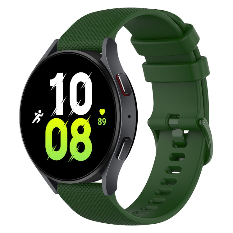 Cinturino in silicone a scacchi da 20 mm, For Samsung Galaxy Watch 5  44mm, For Samsung Galaxy Watch 5 Pro  45mm
