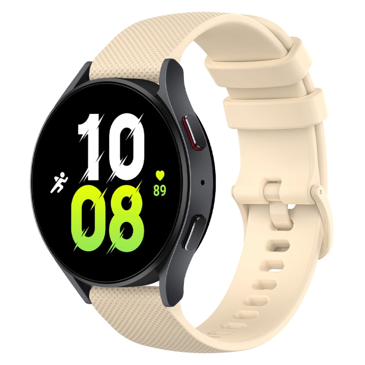 Cinturino in silicone a scacchi da 20 mm, For Samsung Galaxy Watch 5  44mm, For Samsung Galaxy Watch 5 Pro  45mm