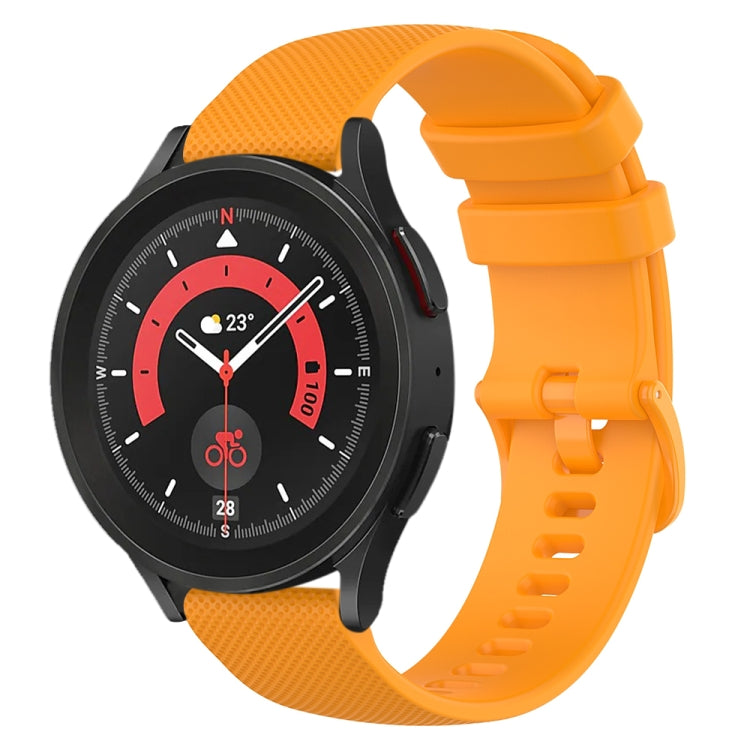 Cinturino in silicone a scacchi da 20 mm, For Samsung Galaxy Watch 5  44mm, For Samsung Galaxy Watch 5 Pro  45mm