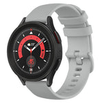 Cinturino in silicone a scacchi da 20 mm, For Samsung Galaxy Watch 5  44mm, For Samsung Galaxy Watch 5 Pro  45mm