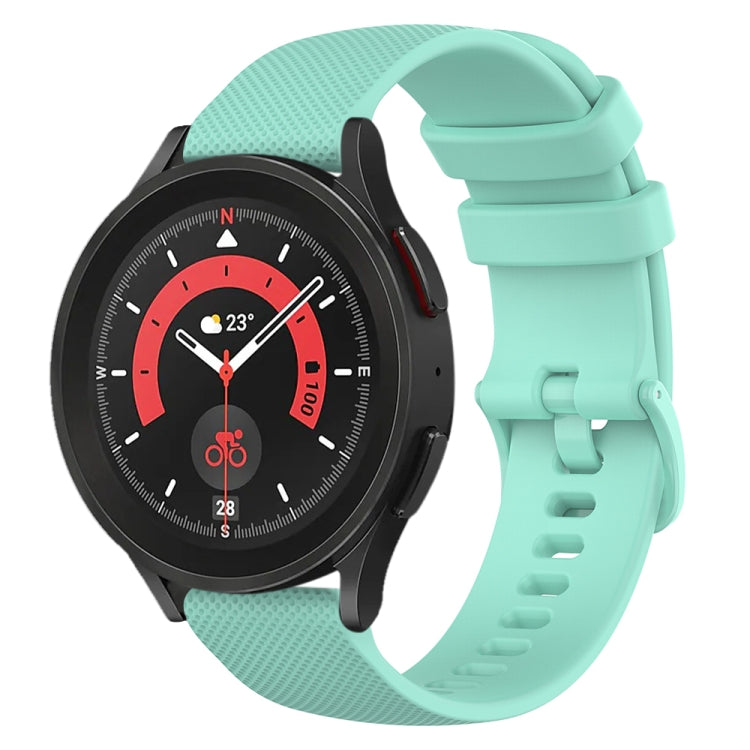 Cinturino in silicone a scacchi da 20 mm, For Samsung Galaxy Watch 5  44mm, For Samsung Galaxy Watch 5 Pro  45mm