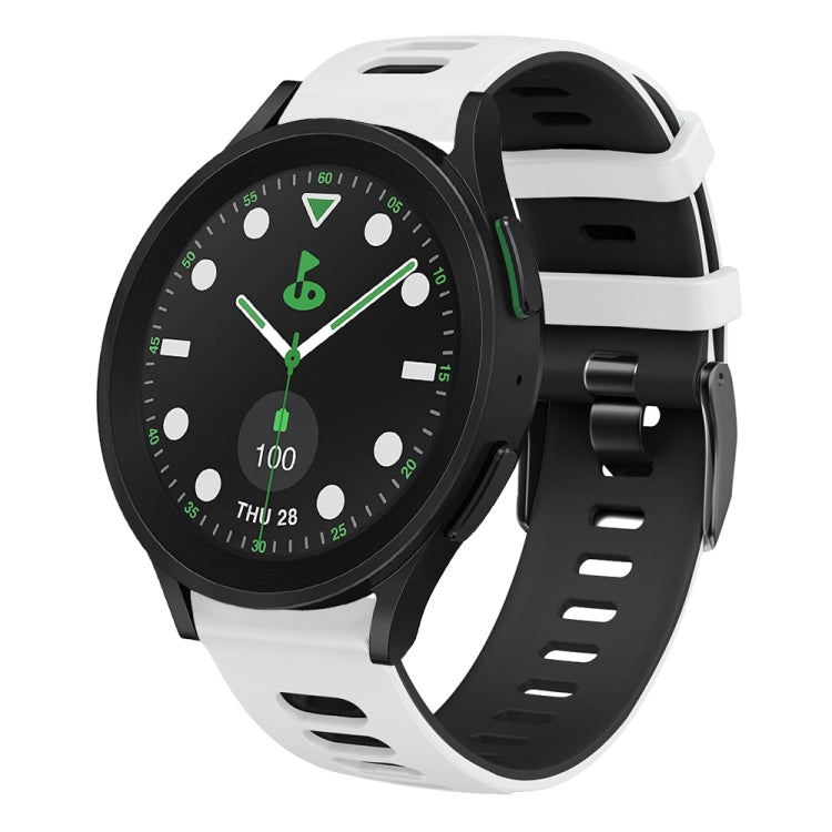 Cinturino in silicone bicolore da 20 mm, For Samsung Galaxy watch 5 Pro Golf Edition, For Samsung Galaxy watch 5 Golf Edition