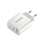 Caricatore doppia porta USB PD30W USB-C + QC3.0 con cavo Type-C