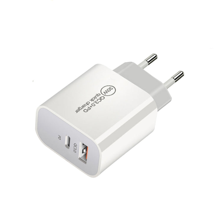 Caricatore doppia porta USB PD30W USB-C + QC3.0 con cavo Type-C
