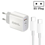 Caricatore doppia porta USB PD30W USB-C + QC3.0 con cavo Type-C