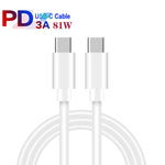 Caricatore doppia porta USB PD30W USB-C + QC3.0 con cavo Type-C