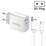 Caricatore doppia porta USB PD30W con cavo Micro USB 1m