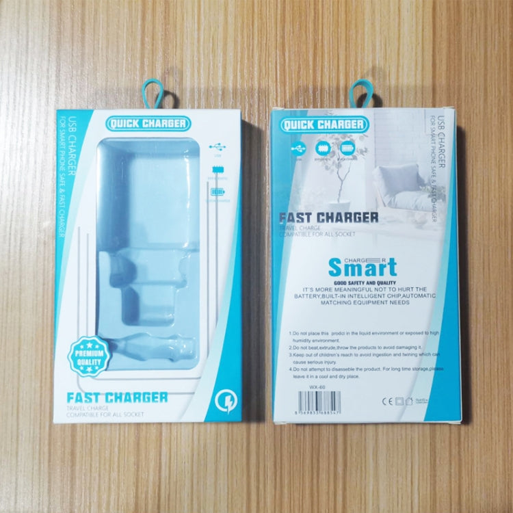Caricatore doppia porta USB PD30W con cavo Micro USB 1m