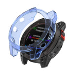 Custodia protettiva per orologio in TPU a metà pacchetto, For Garmin Epix Pro 51mm, For Garmin Epix Pro 42mm